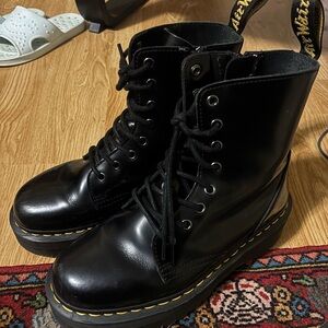 Dr. Martens Black Jadon Platform Boots